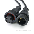 Cable de datos de extensión eléctrica impermeable IP67 2/3/4pin